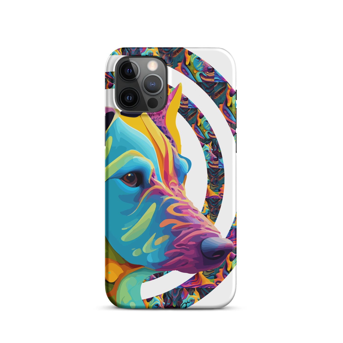 Snap case for iPhone® Kukloso German Sheperd Liquid Color Series No 1 - Free Shipping