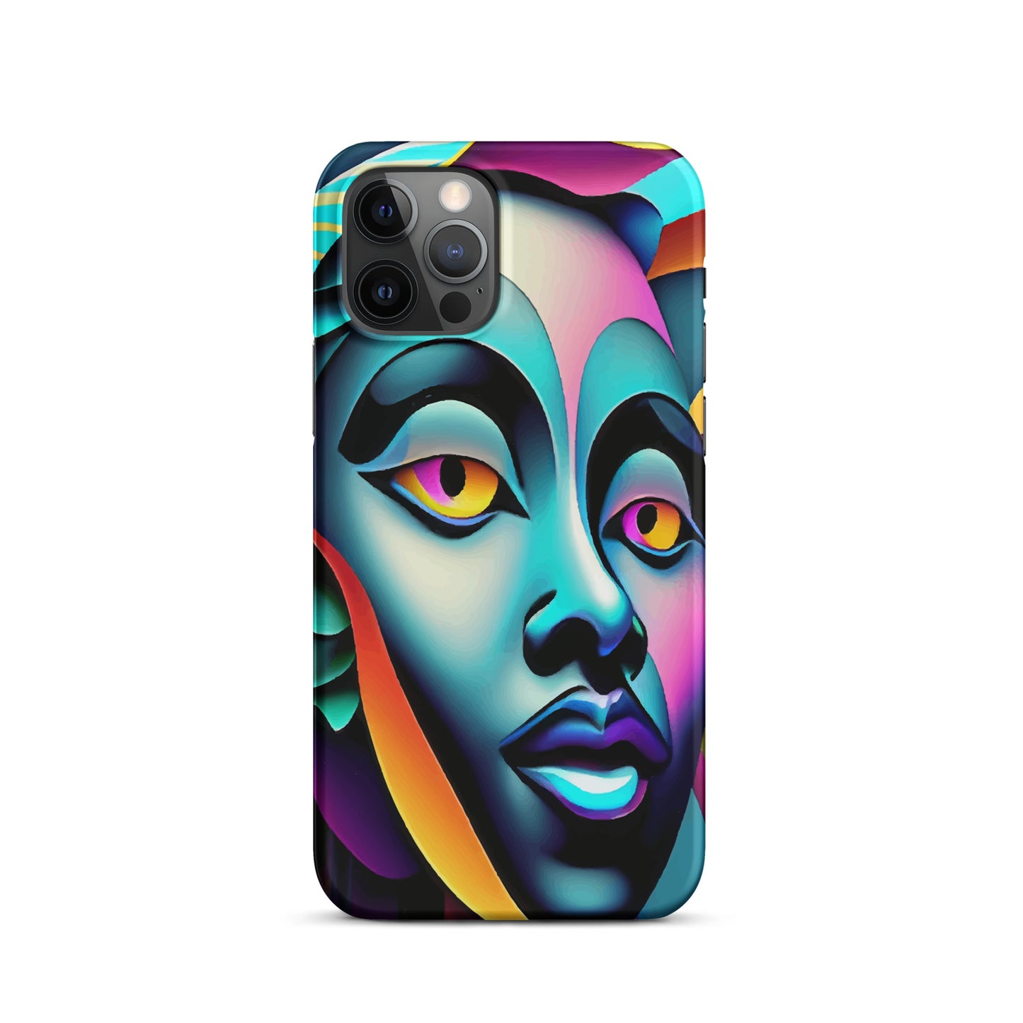Snap case for iPhone® Kukloso Cubist Faces No 2 - Free Shipping