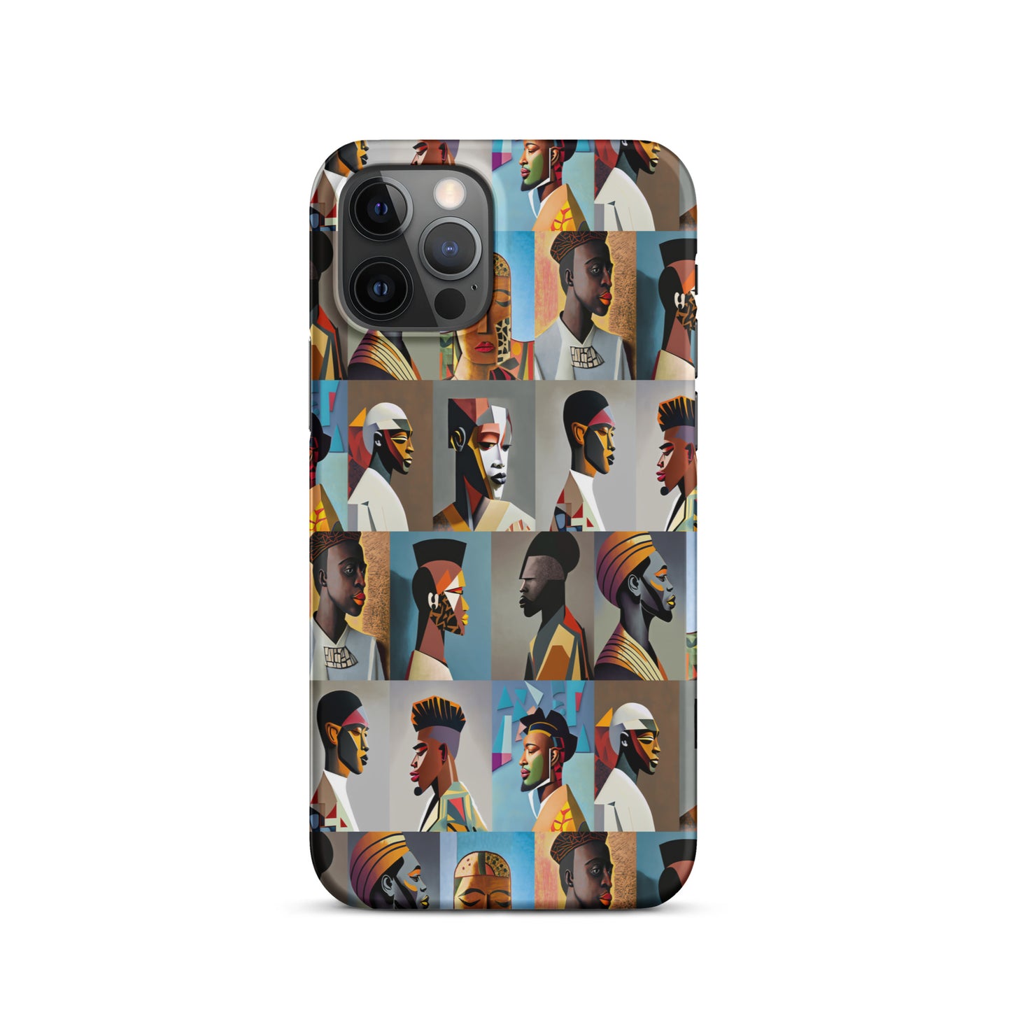 Snap case for iPhone®  Kukloso Cubist Faces No 23 - Free Shippin