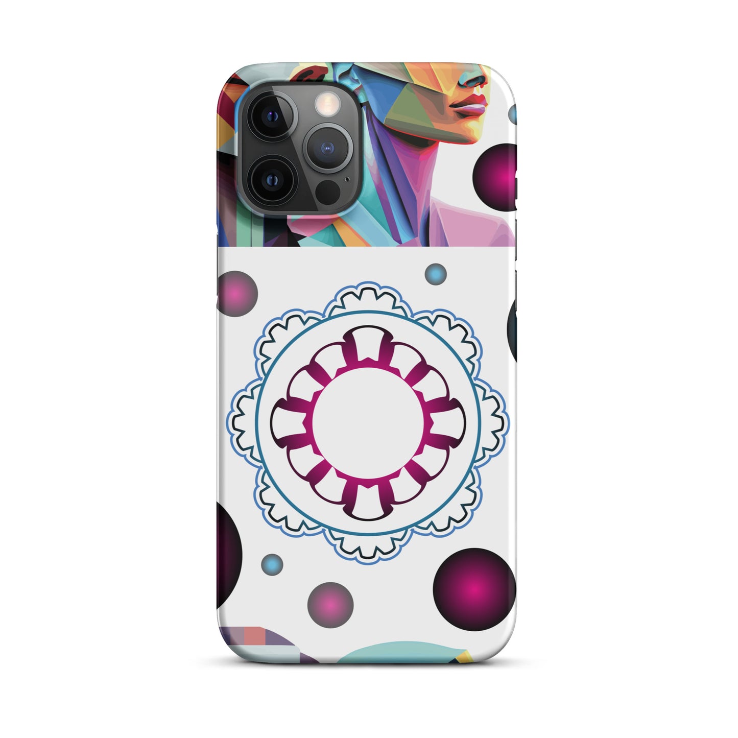 Snap case for iPhone® Kukloso Cubist Couple No 1 - Free Shipping