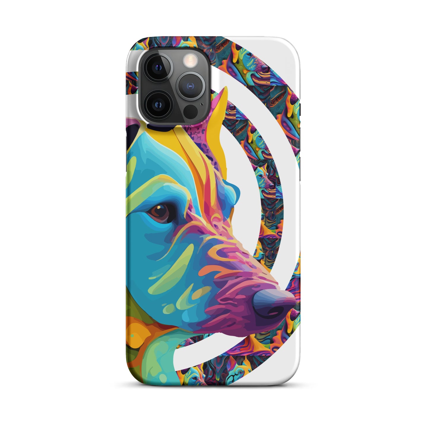 Snap case for iPhone® Kukloso German Sheperd Liquid Color Series No 1 - Free Shipping