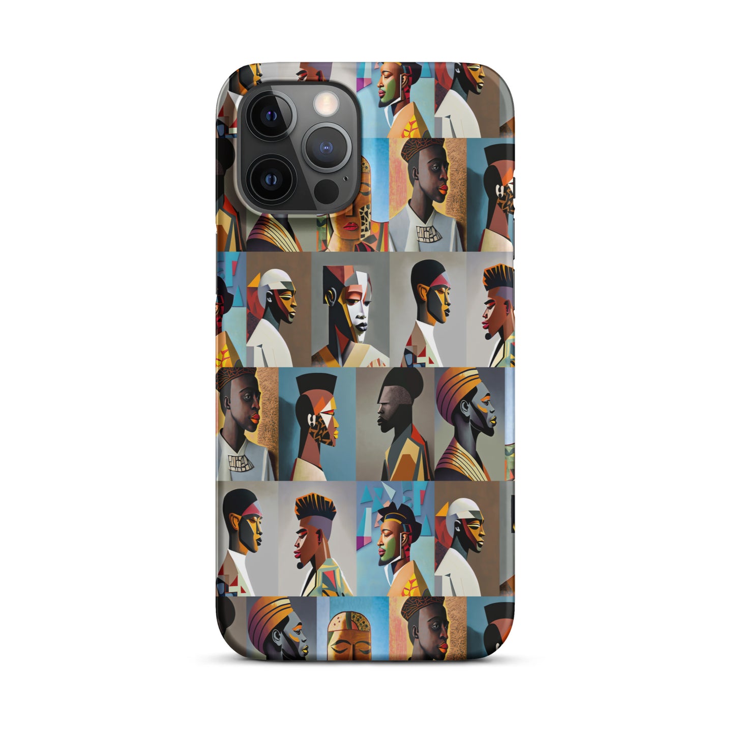 Snap case for iPhone®  Kukloso Cubist Faces No 23 - Free Shippin