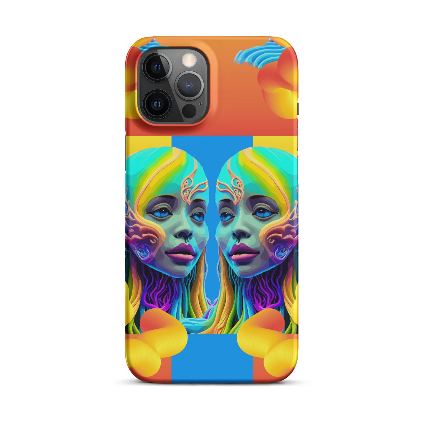 Snap case for iPhone® Kukloso Space Faces No 17 - Free Shipping - Free Shipping