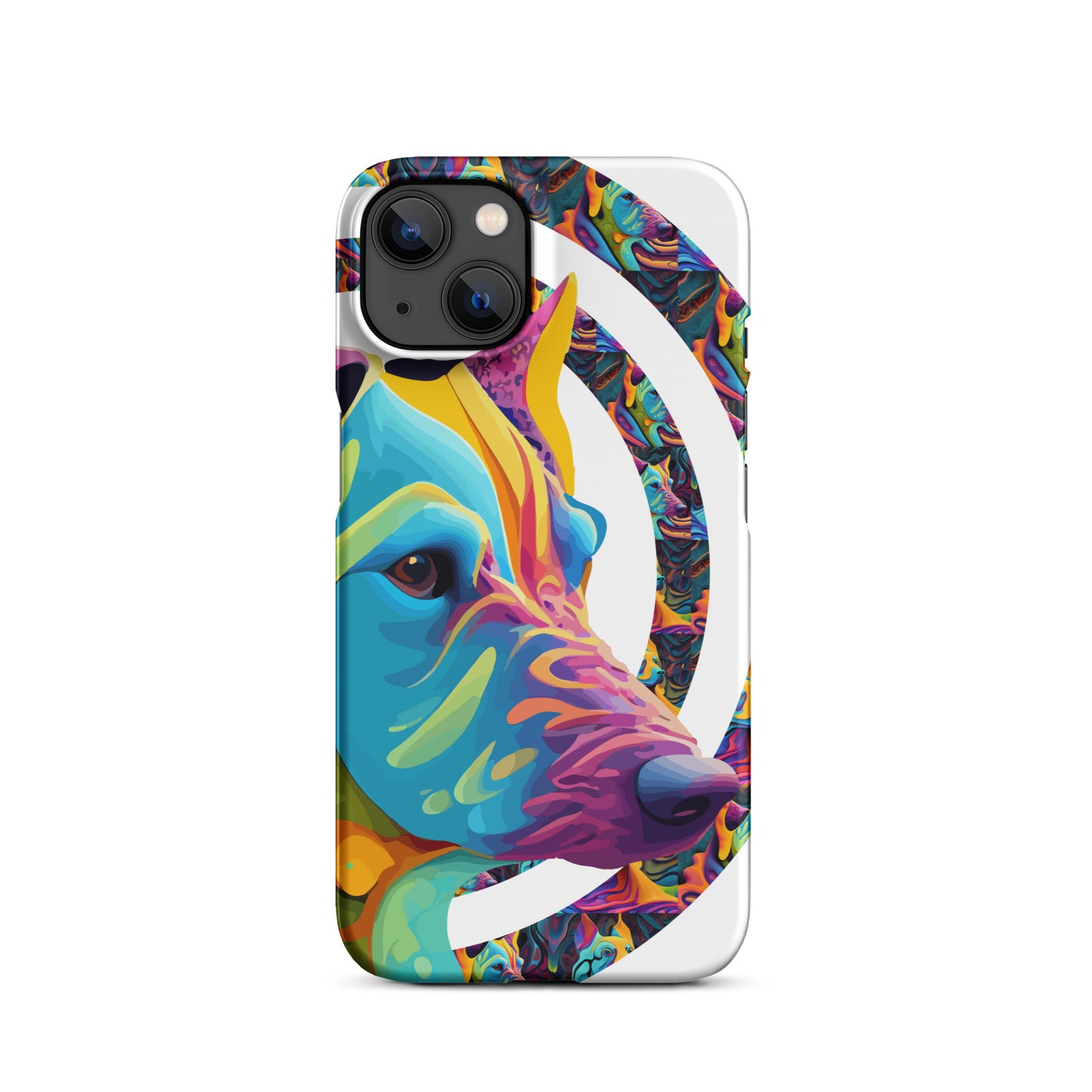 Snap case for iPhone® Kukloso German Sheperd Liquid Color Series No 1 - Free Shipping