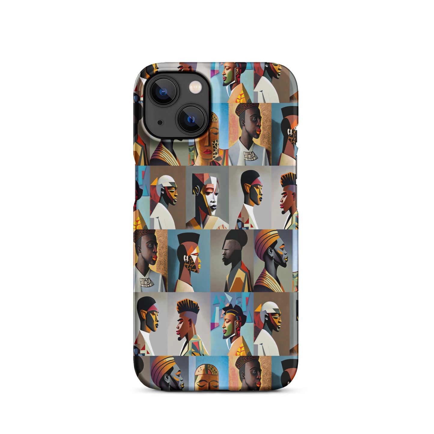Snap case for iPhone®  Kukloso Cubist Faces No 23 - Free Shippin