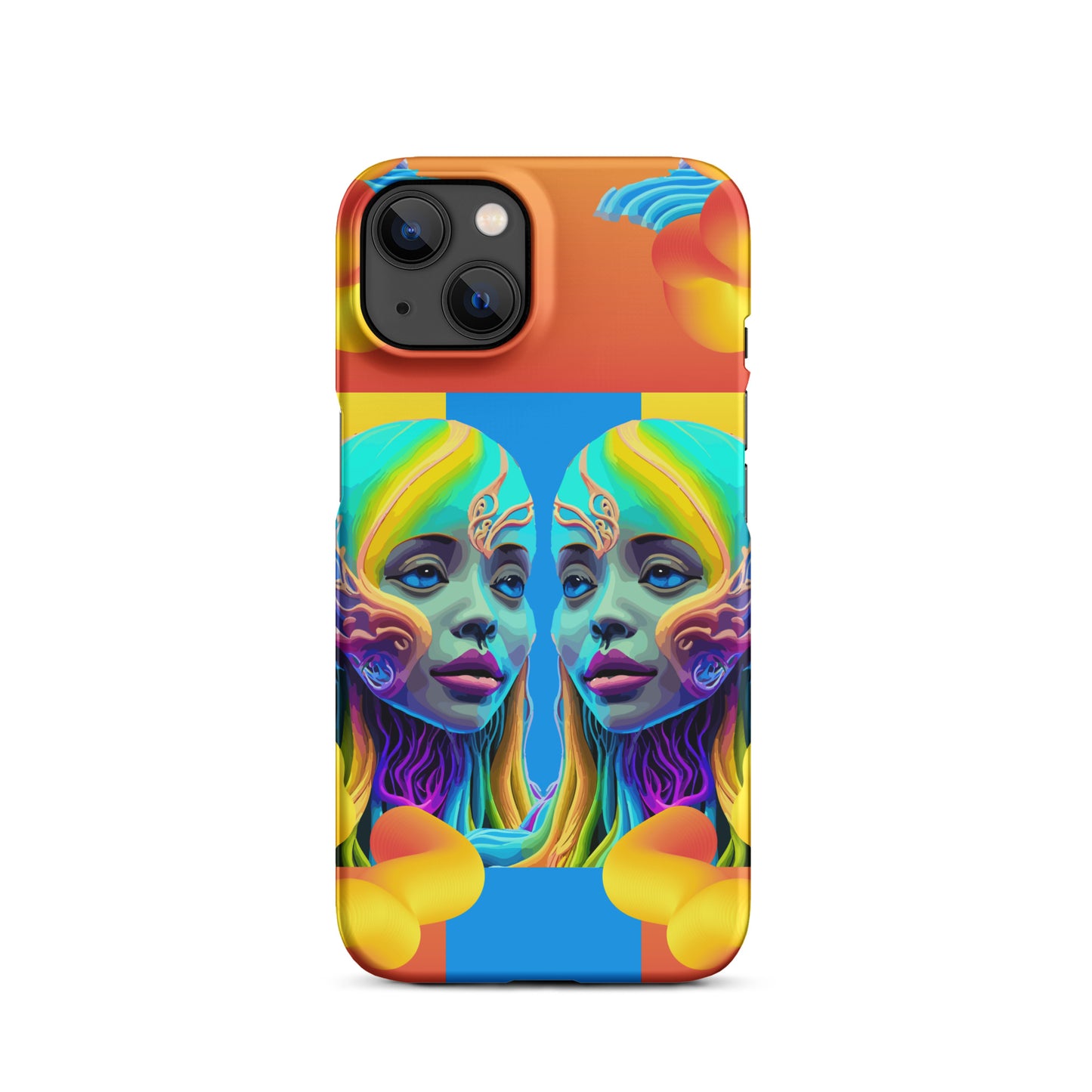 Snap case for iPhone® Kukloso Space Faces No 17 - Free Shipping - Free Shipping