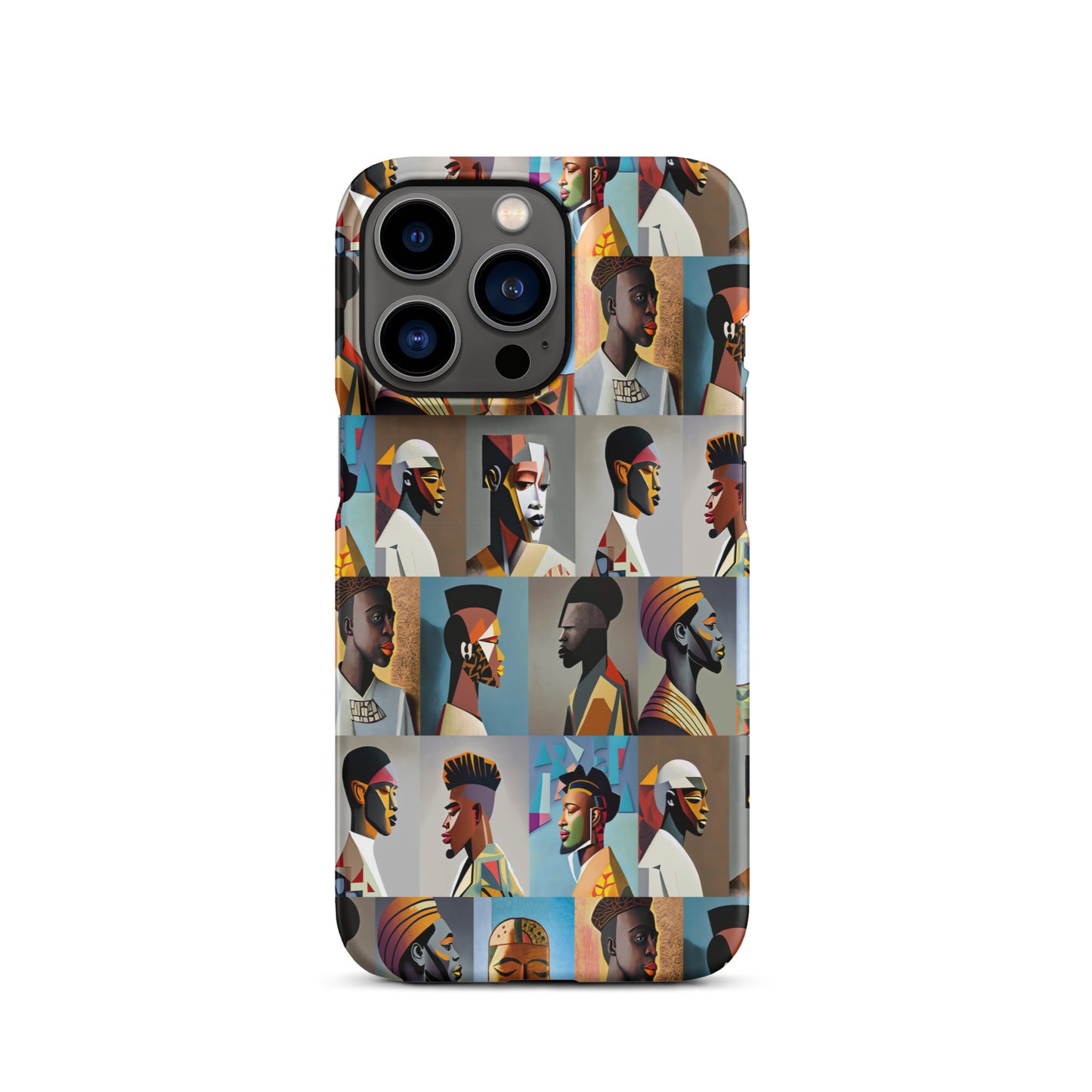 Snap case for iPhone®  Kukloso Cubist Faces No 23 - Free Shippin