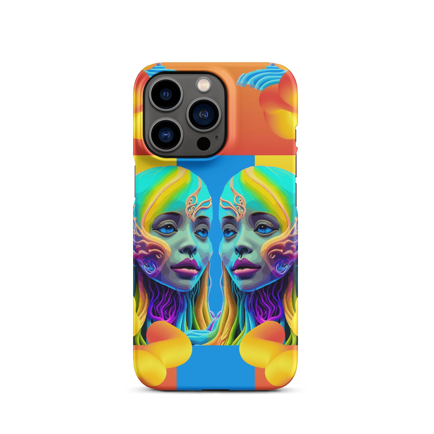 Snap case for iPhone® Kukloso Space Faces No 17 - Free Shipping - Free Shipping