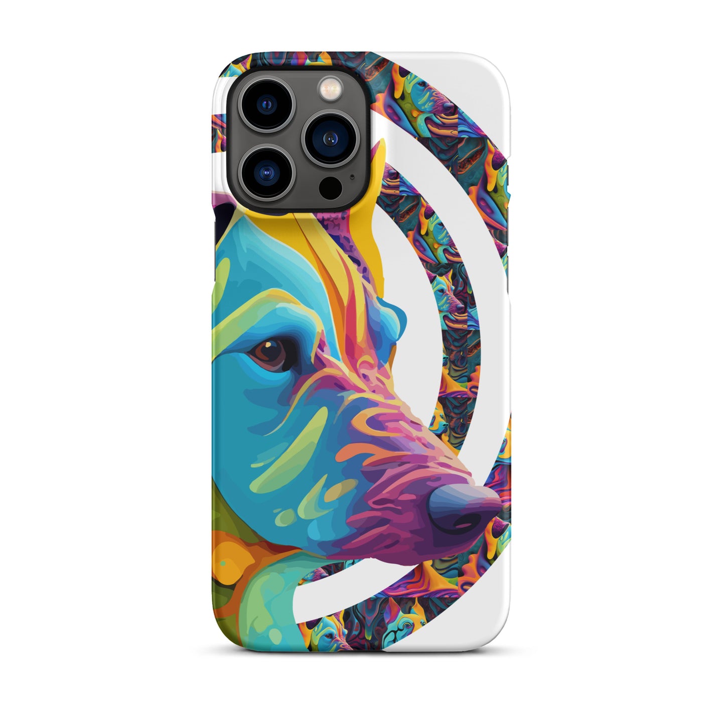 Snap case for iPhone® Kukloso German Sheperd Liquid Color Series No 1 - Free Shipping