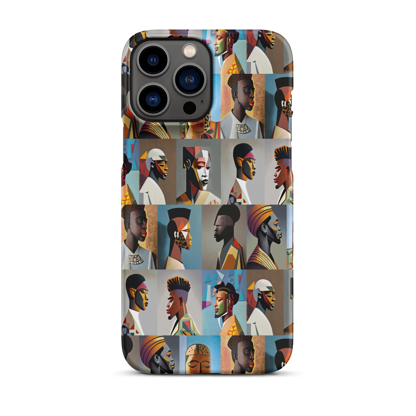 Snap case for iPhone®  Kukloso Cubist Faces No 23 - Free Shippin