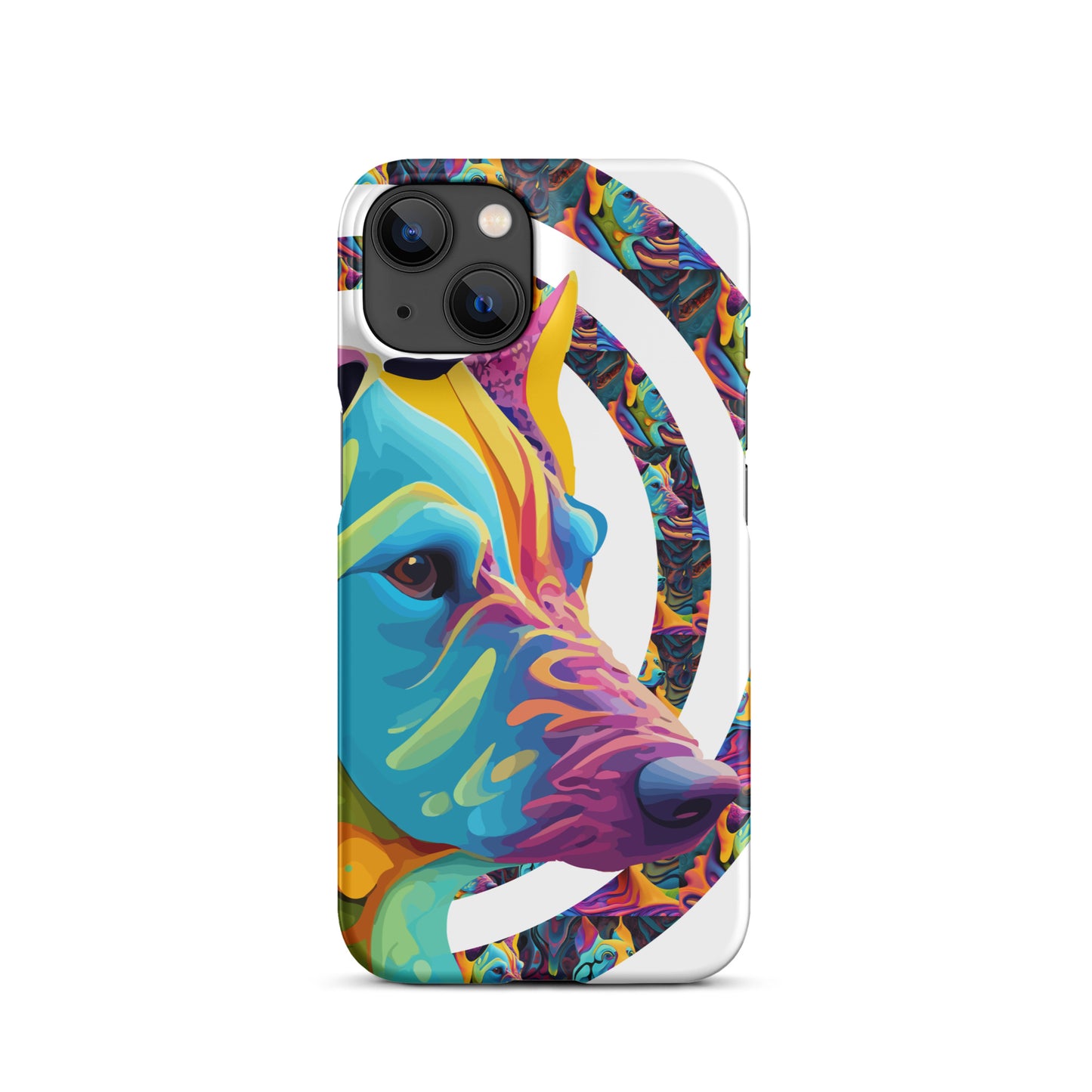 Snap case for iPhone® Kukloso German Sheperd Liquid Color Series No 1 - Free Shipping