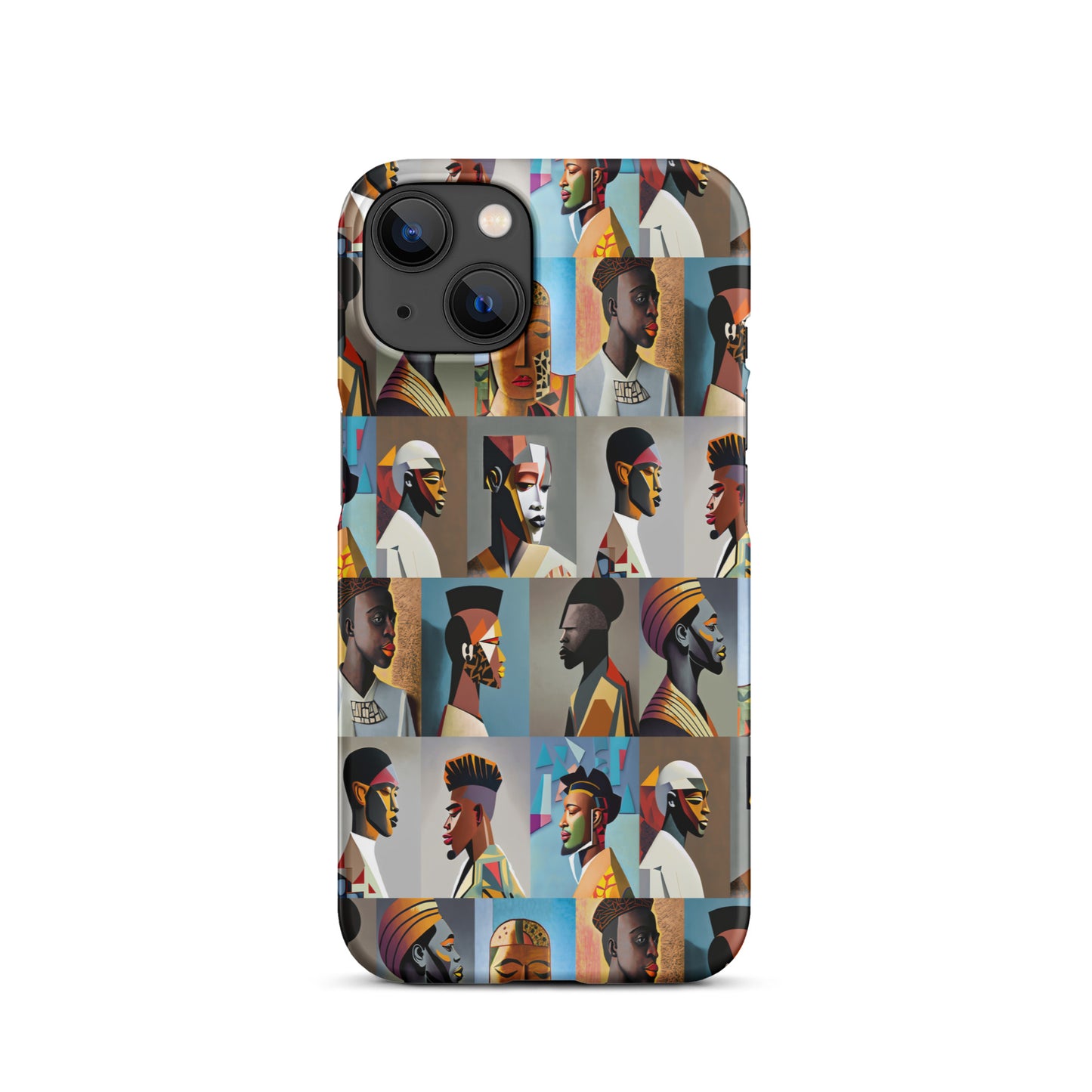 Snap case for iPhone®  Kukloso Cubist Faces No 23 - Free Shippin
