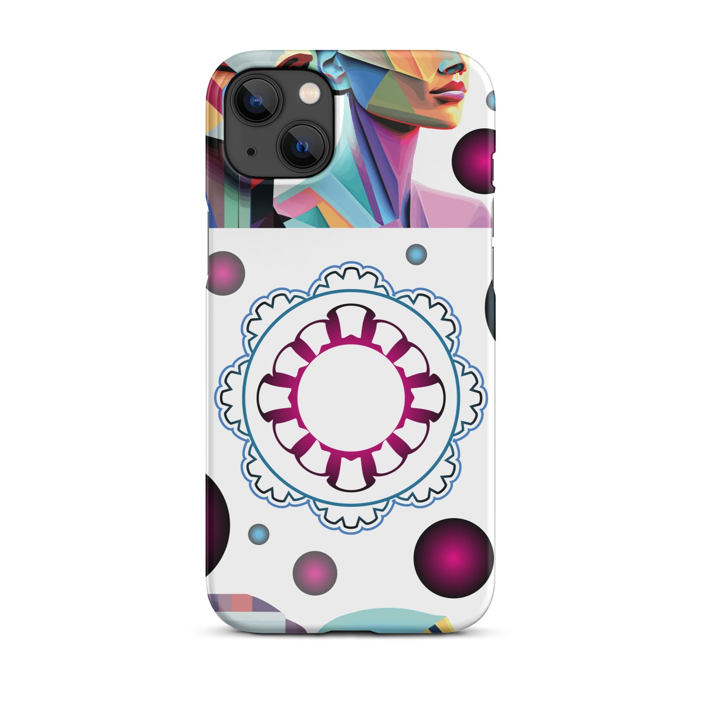 Snap case for iPhone® Kukloso Cubist Couple No 1 - Free Shipping