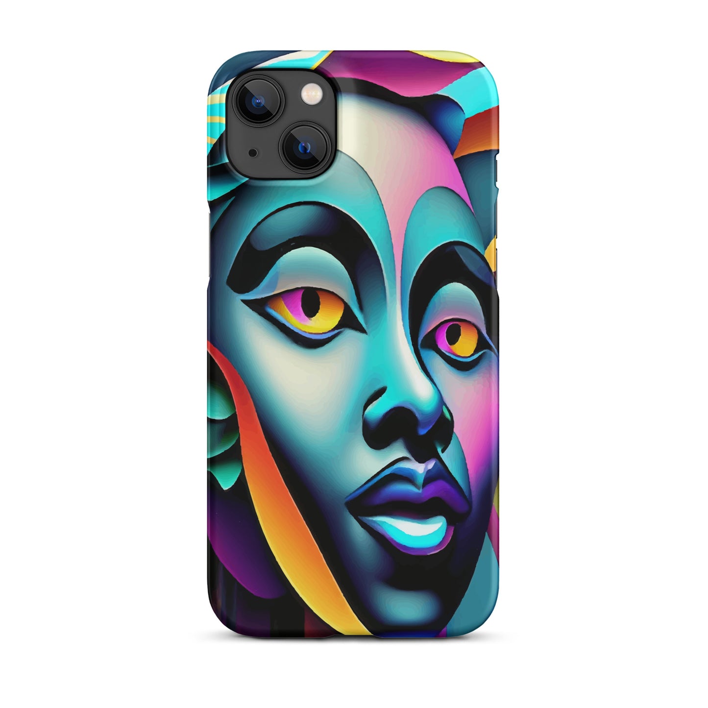 Snap case for iPhone® Kukloso Cubist Faces No 2 - Free Shipping