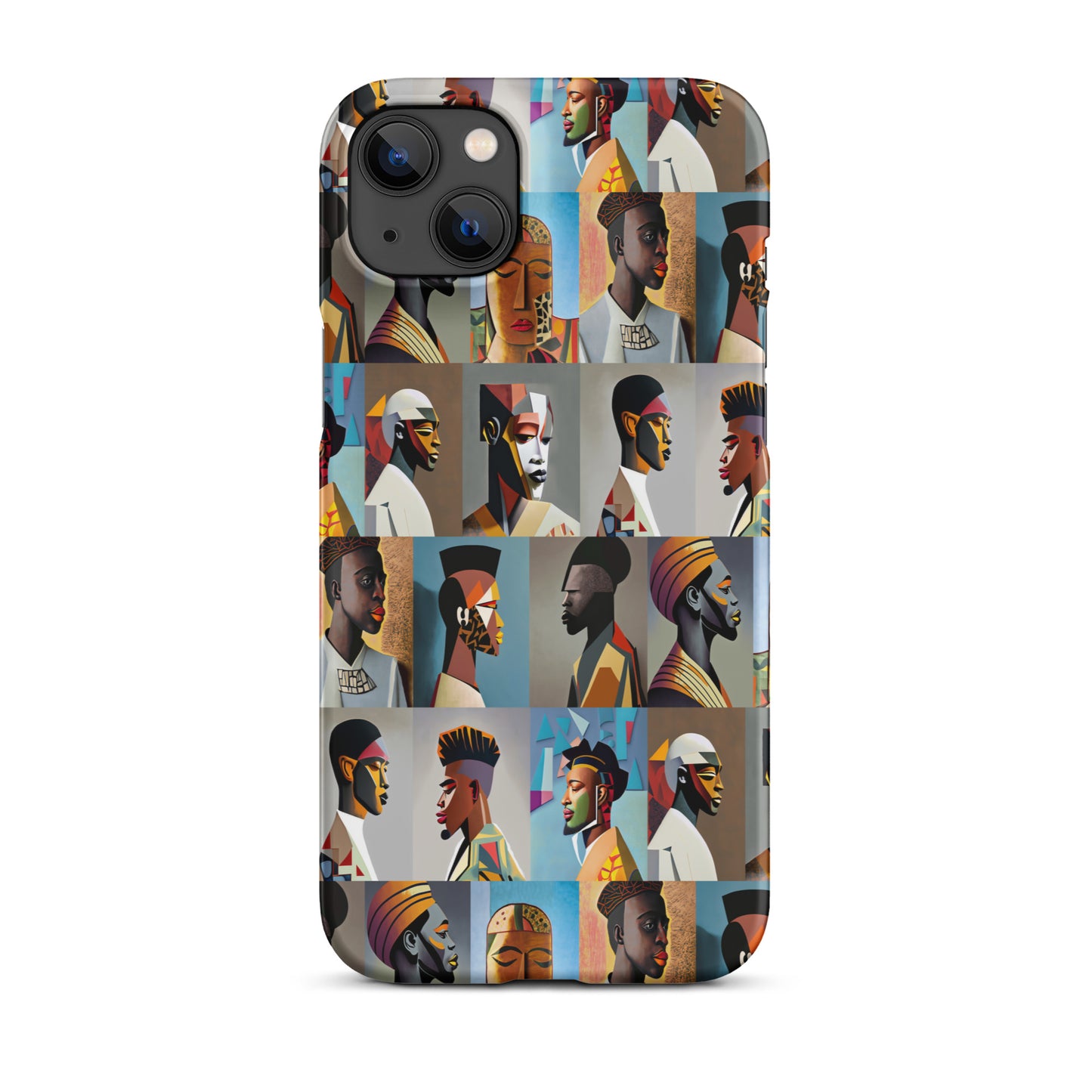 Snap case for iPhone®  Kukloso Cubist Faces No 23 - Free Shippin