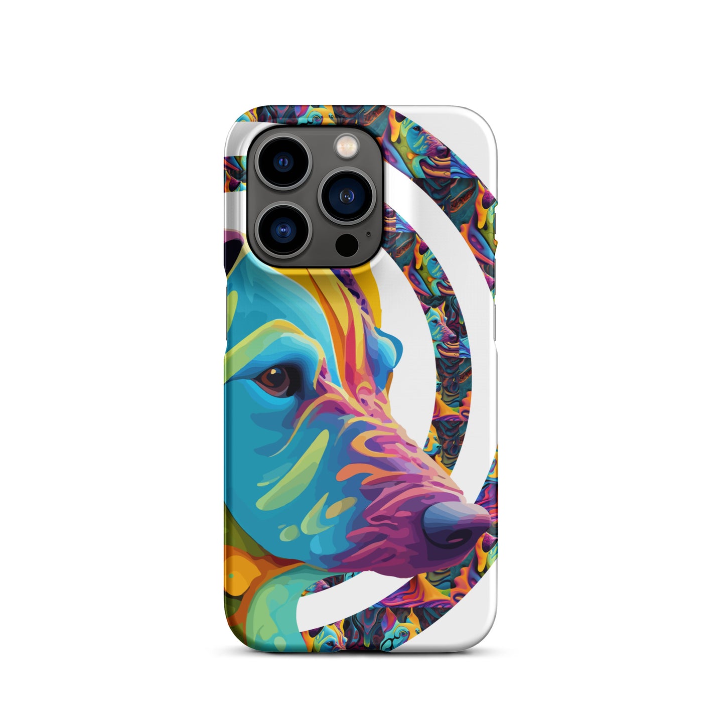 Snap case for iPhone® Kukloso German Sheperd Liquid Color Series No 1 - Free Shipping