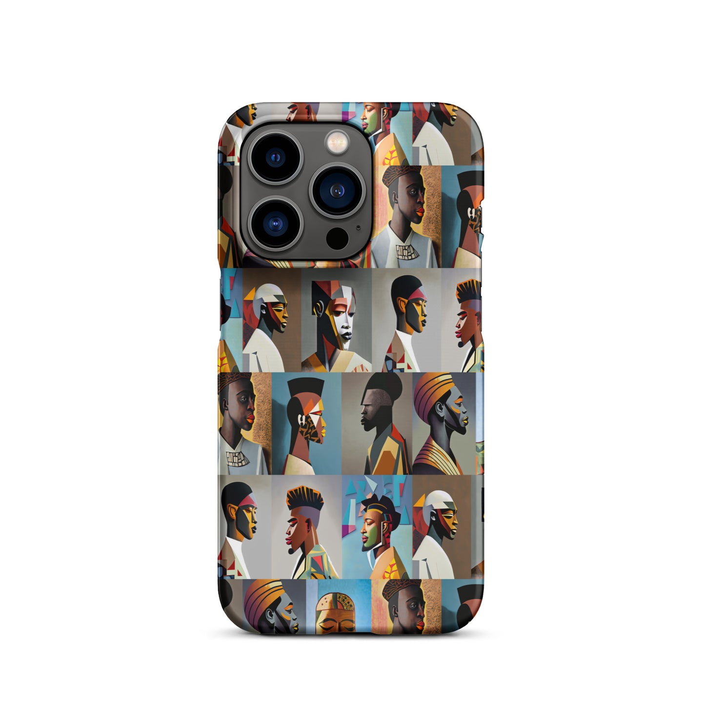 Snap case for iPhone®  Kukloso Cubist Faces No 23 - Free Shippin