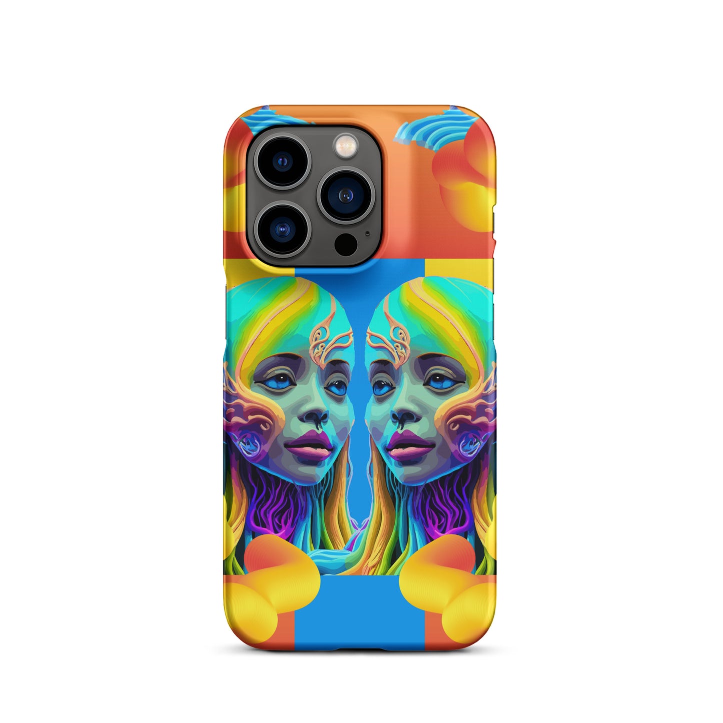 Snap case for iPhone® Kukloso Space Faces No 17 - Free Shipping - Free Shipping