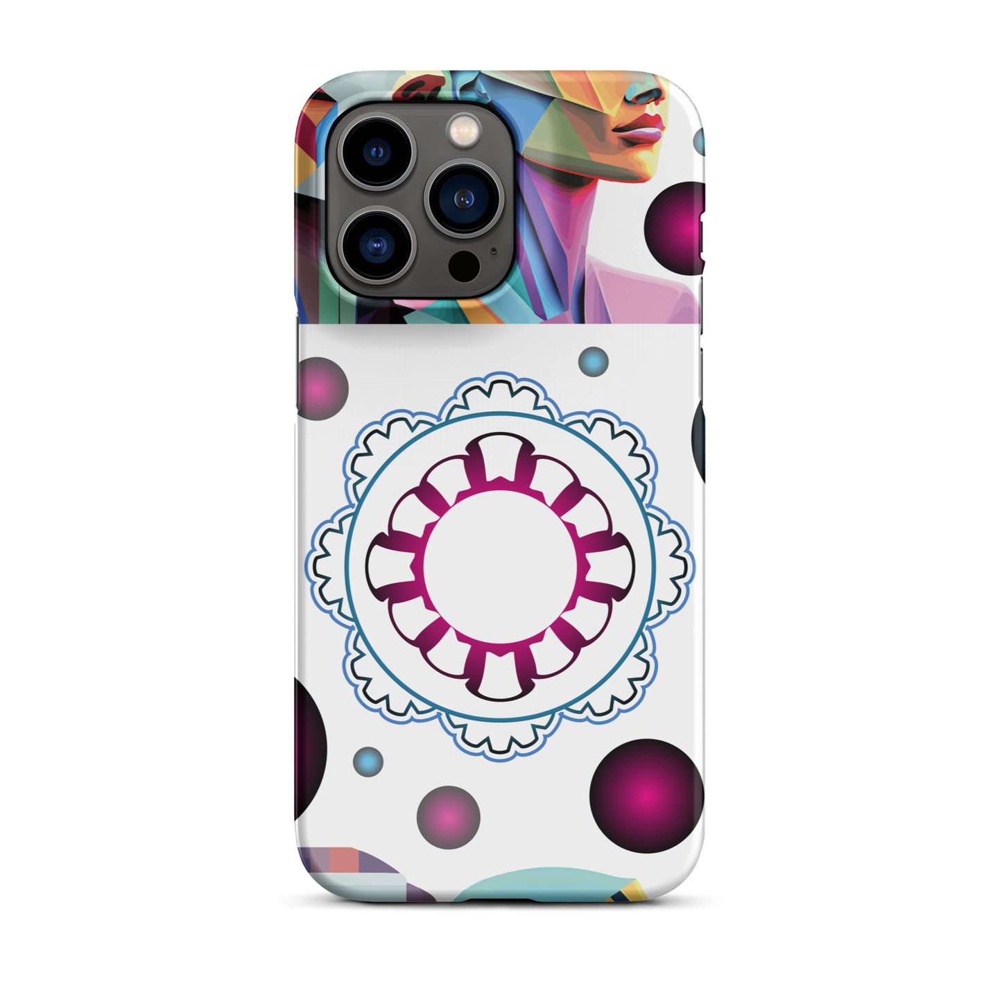 Snap case for iPhone® Kukloso Cubist Couple No 1 - Free Shipping