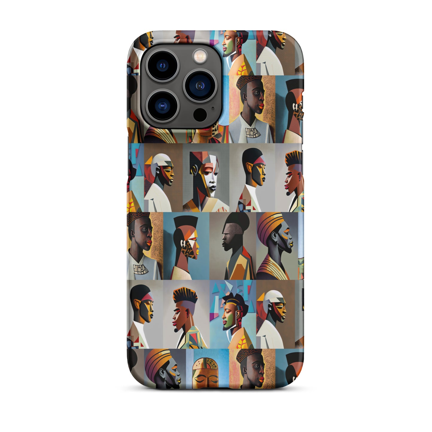 Snap case for iPhone®  Kukloso Cubist Faces No 23 - Free Shippin