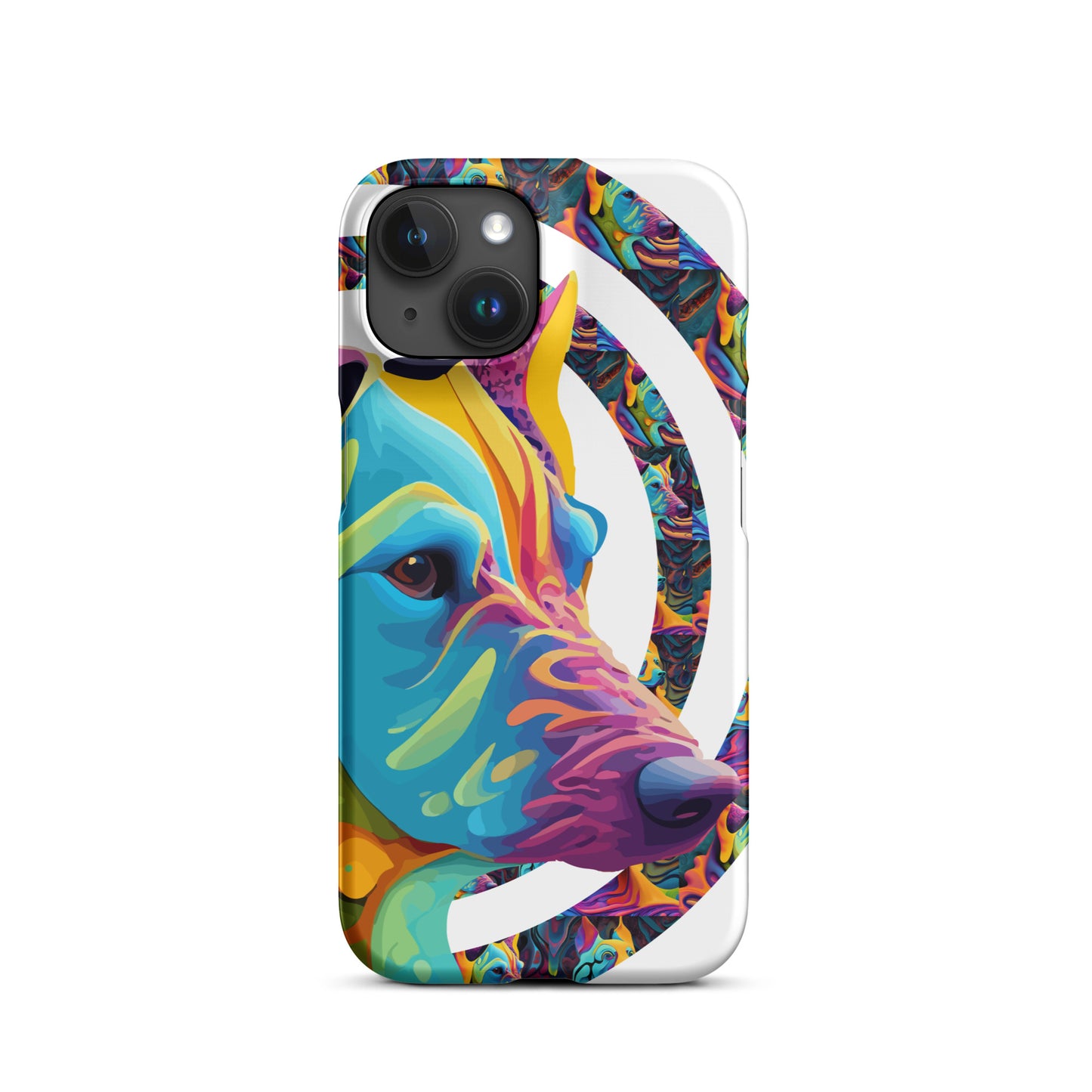 Snap case for iPhone® Kukloso German Sheperd Liquid Color Series No 1 - Free Shipping