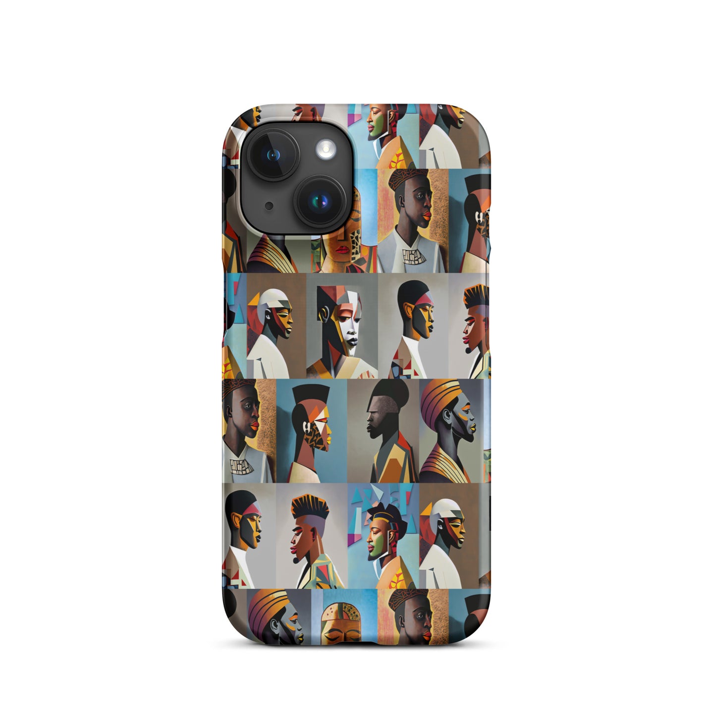 Snap case for iPhone®  Kukloso Cubist Faces No 23 - Free Shippin