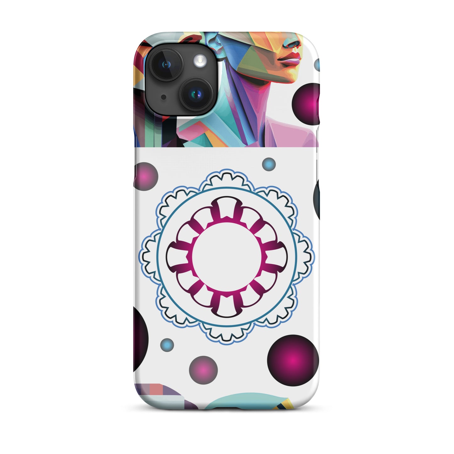 Snap case for iPhone® Kukloso Cubist Couple No 1 - Free Shipping