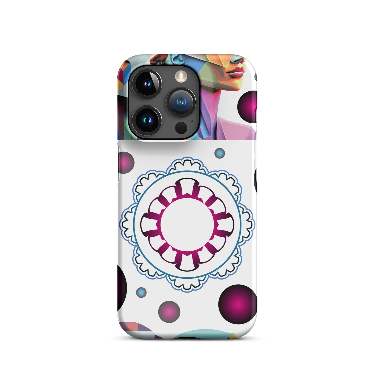 Snap case for iPhone® Kukloso Cubist Couple No 1 - Free Shipping