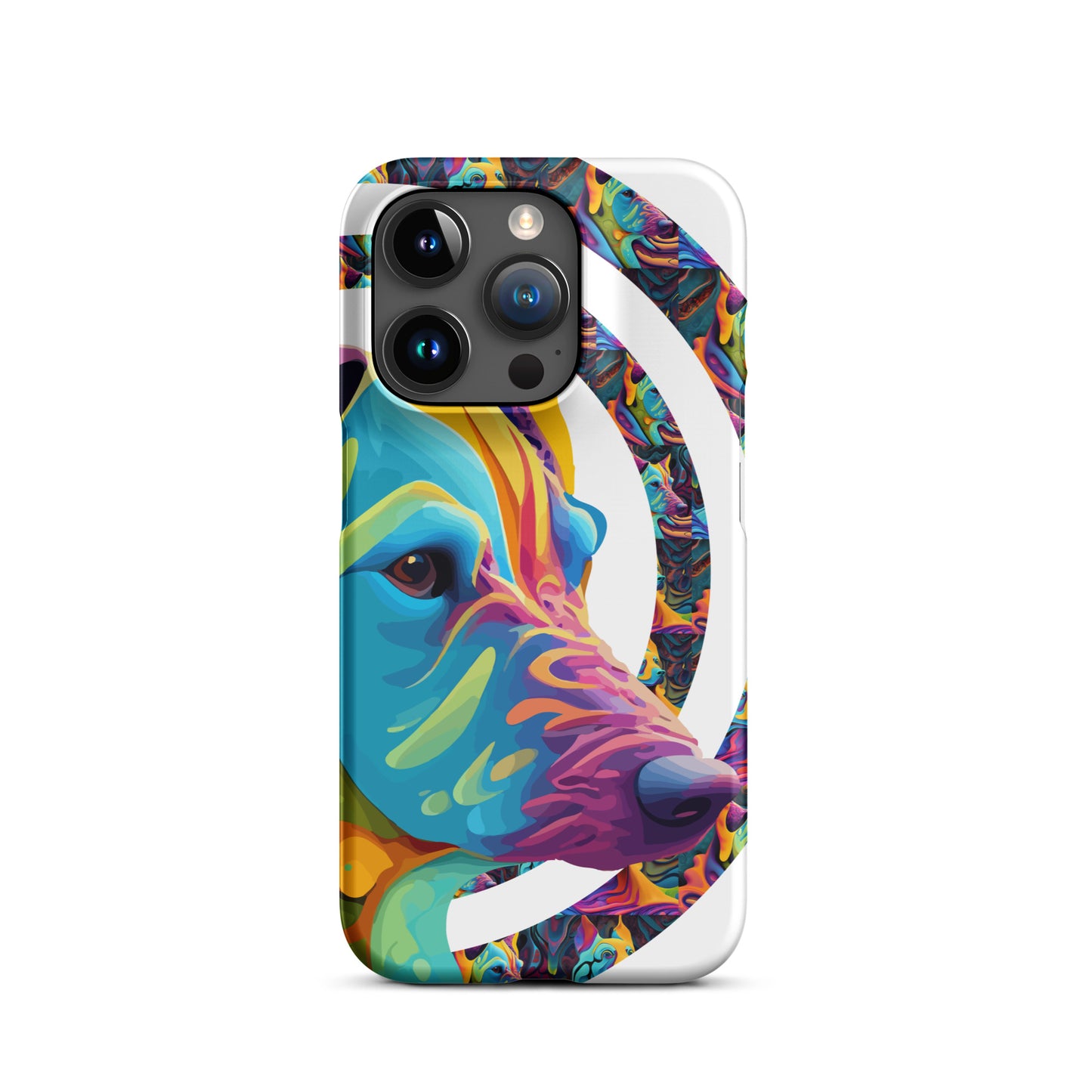 Snap case for iPhone® Kukloso German Sheperd Liquid Color Series No 1 - Free Shipping