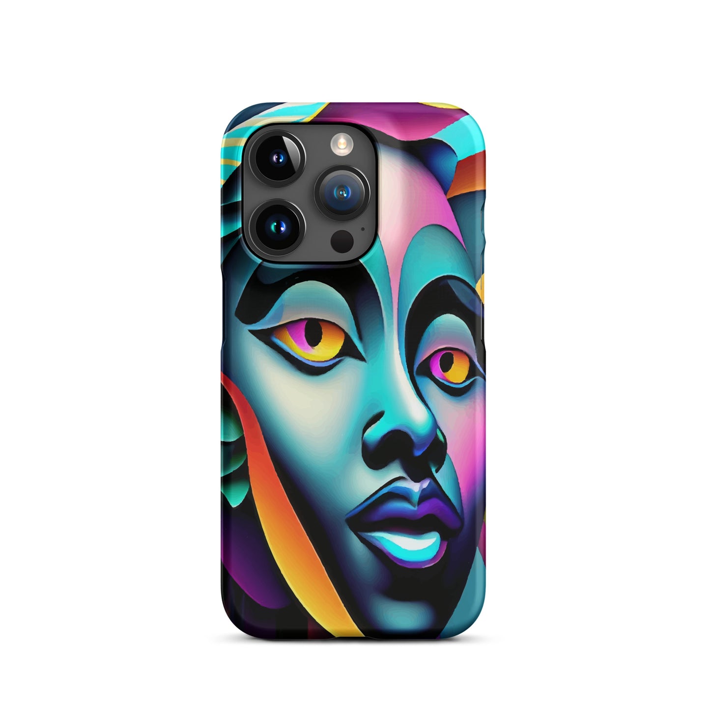 Snap case for iPhone® Kukloso Cubist Faces No 2 - Free Shipping