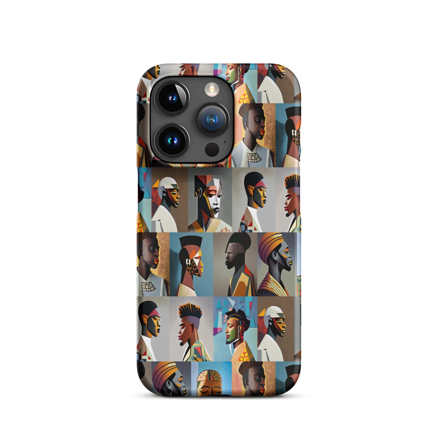 Snap case for iPhone®  Kukloso Cubist Faces No 23 - Free Shippin