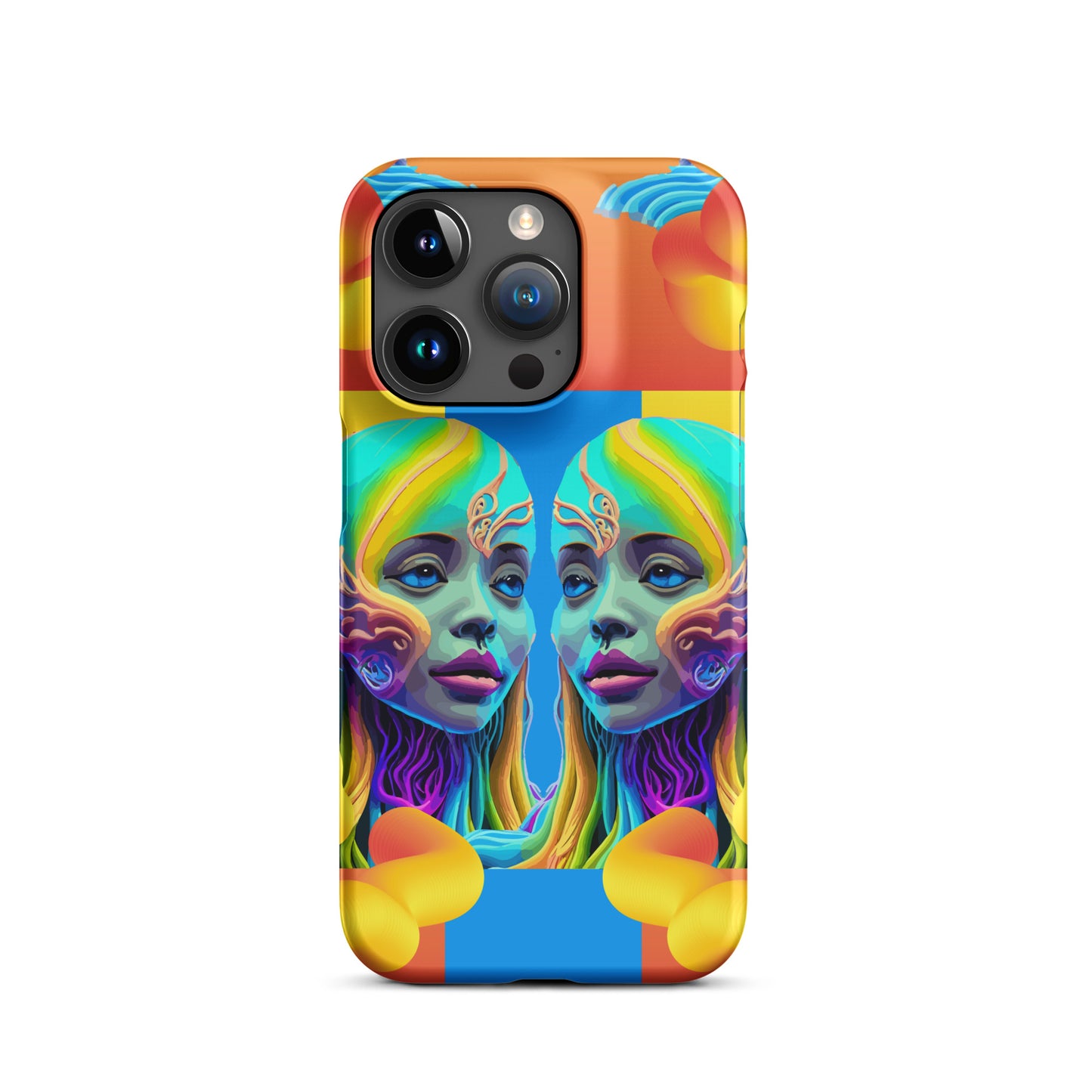 Snap case for iPhone® Kukloso Space Faces No 17 - Free Shipping - Free Shipping