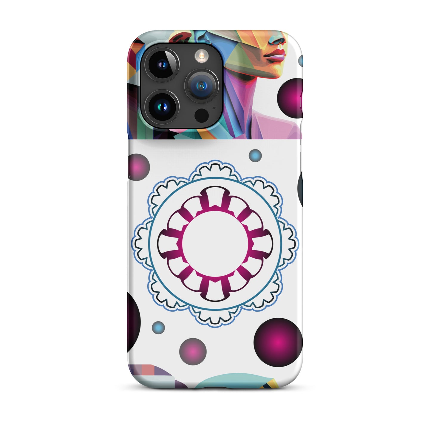 Snap case for iPhone® Kukloso Cubist Couple No 1 - Free Shipping