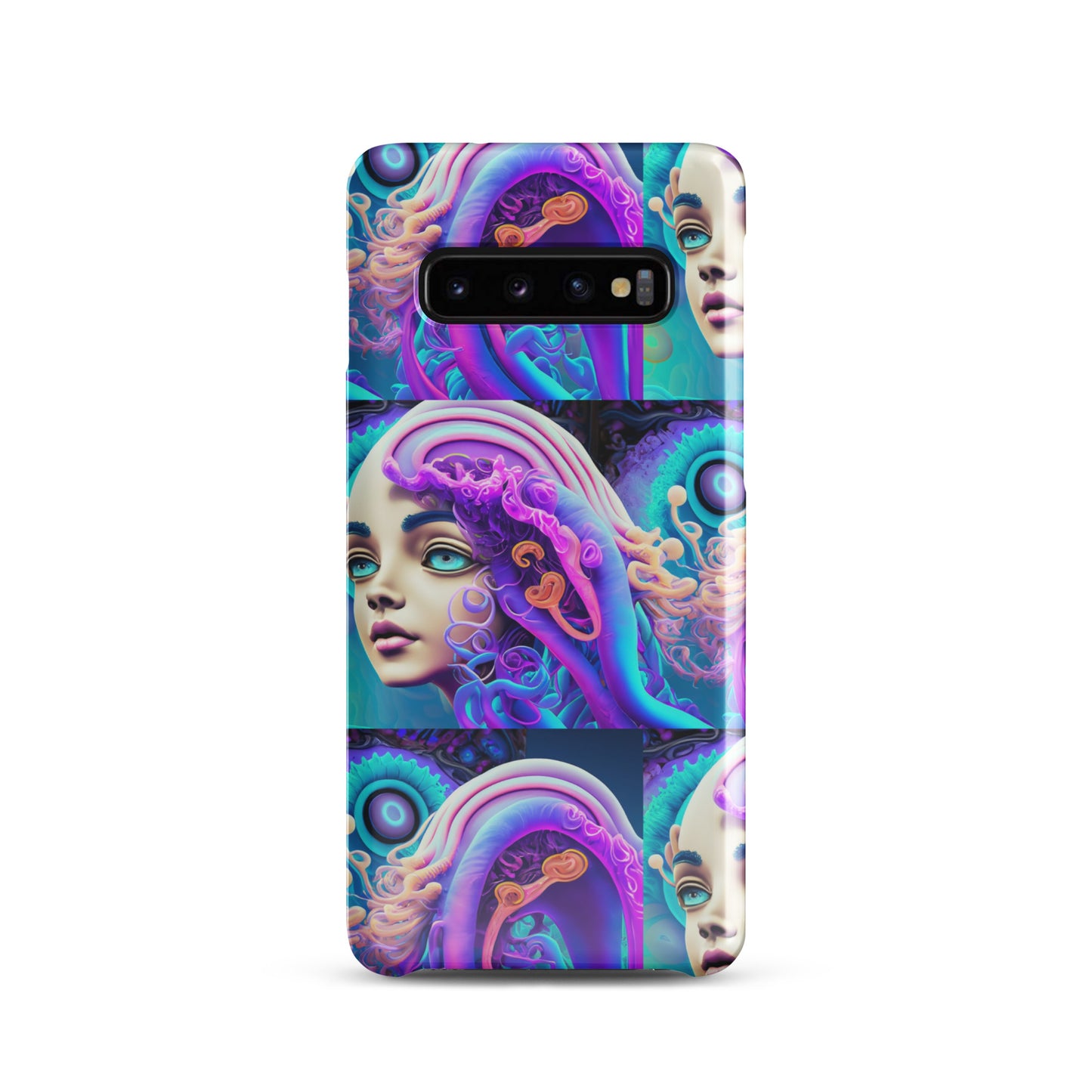 Snap case for Samsung® Kukloso Space Faces No 1 - Free Shipping