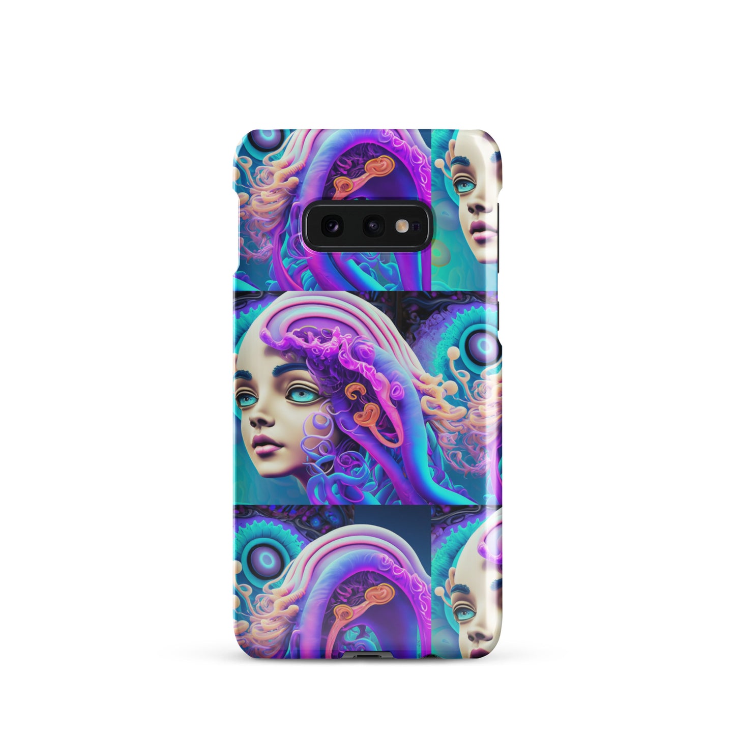 Snap case for Samsung® Kukloso Space Faces No 1 - Free Shipping
