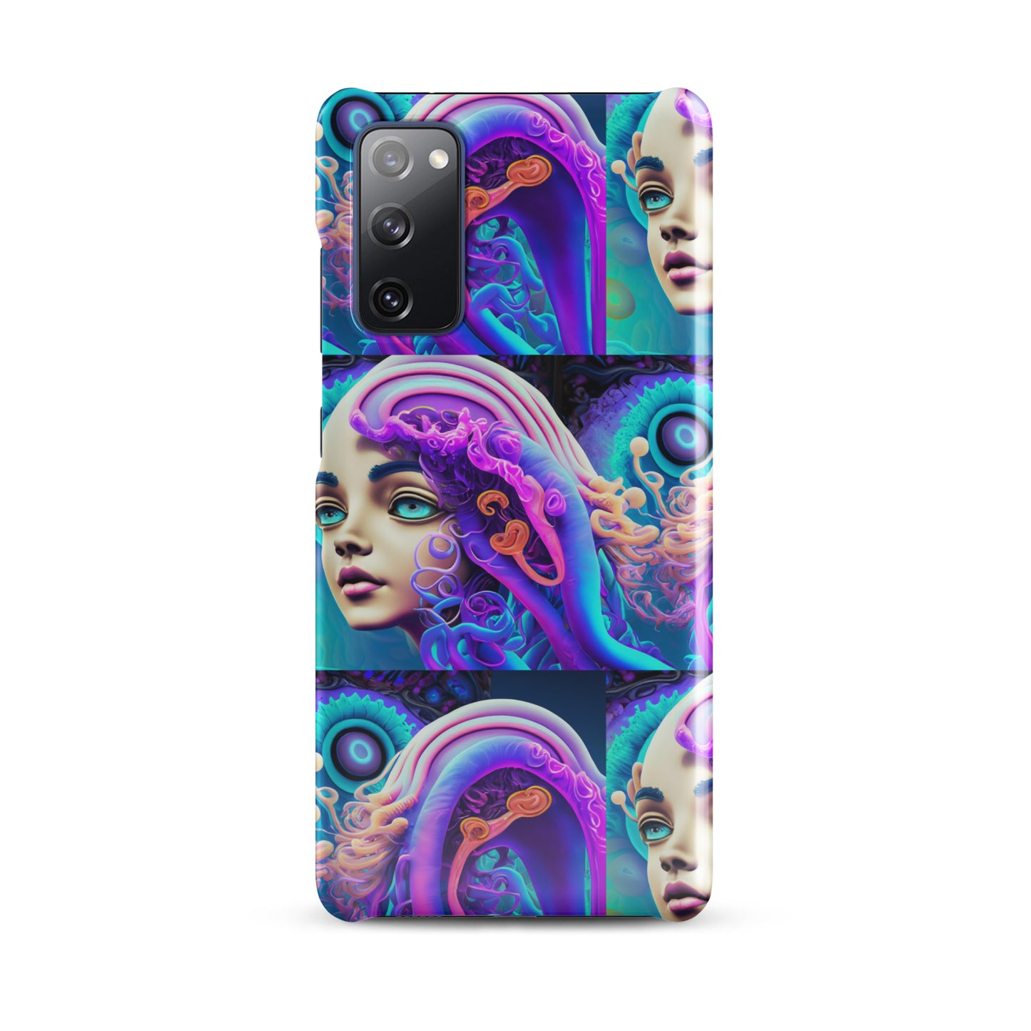 Snap case for Samsung® Kukloso Space Faces No 1 - Free Shipping