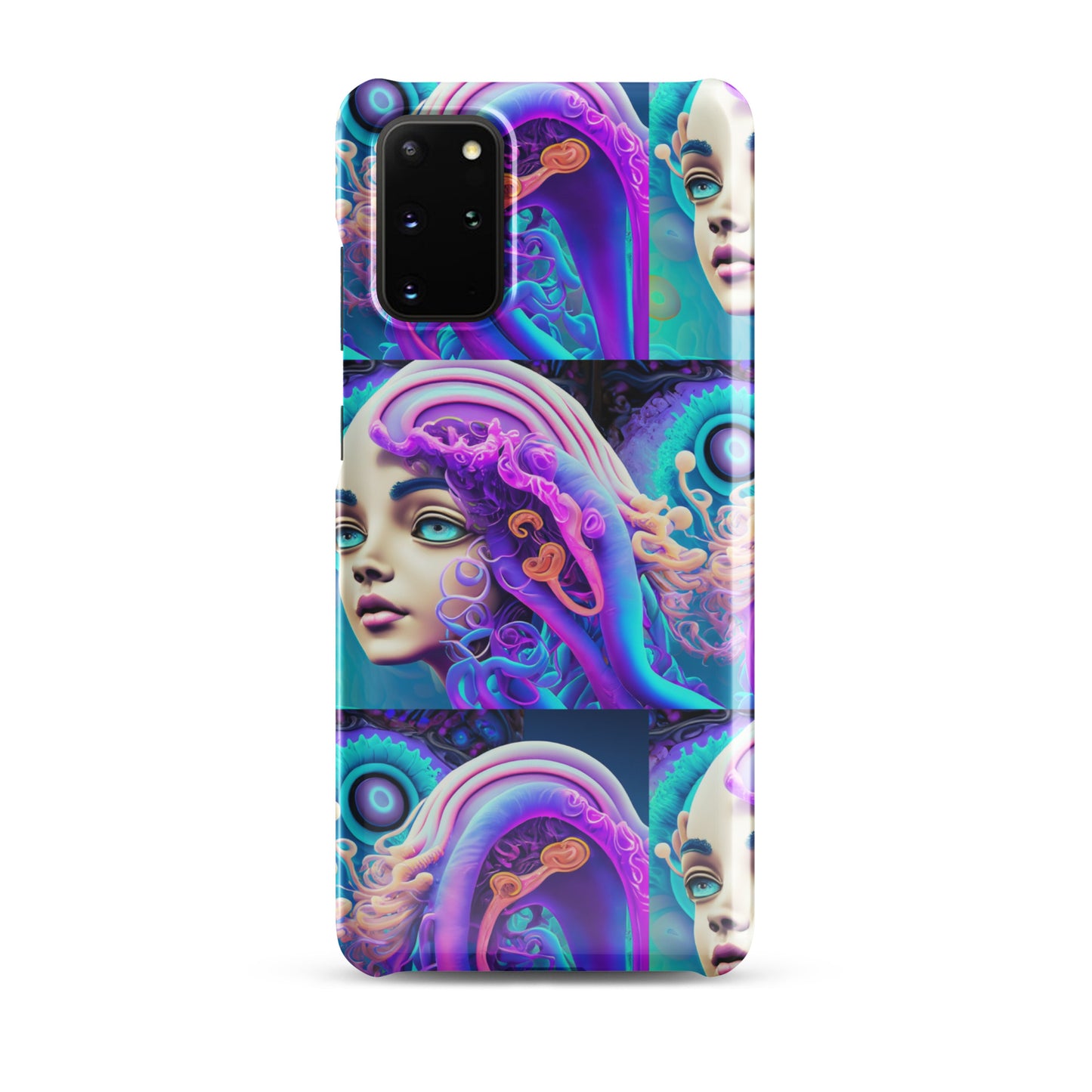 Snap case for Samsung® Kukloso Space Faces No 1 - Free Shipping