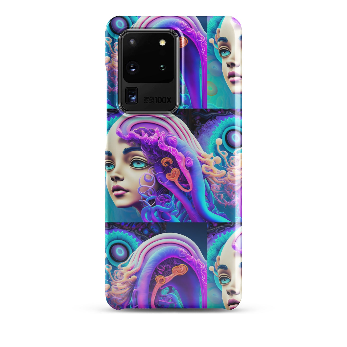 Snap case for Samsung® Kukloso Space Faces No 1 - Free Shipping
