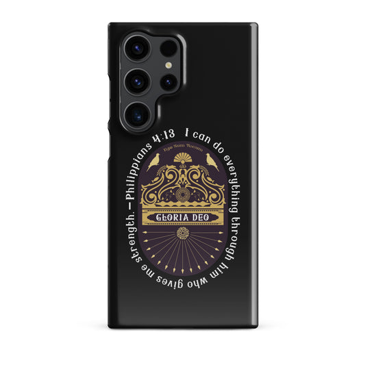 Snap case for Samsung® Kukloso Philippians 4:13 - Free Shipping