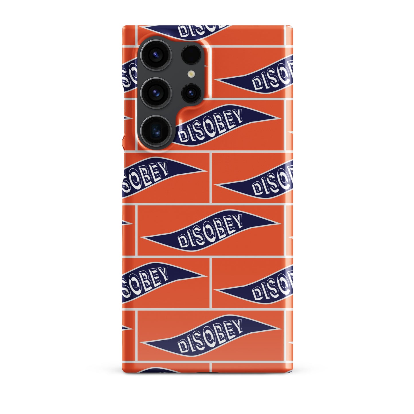 Snap case for Samsung® Kukloso Disobey Orange - Free Shipping