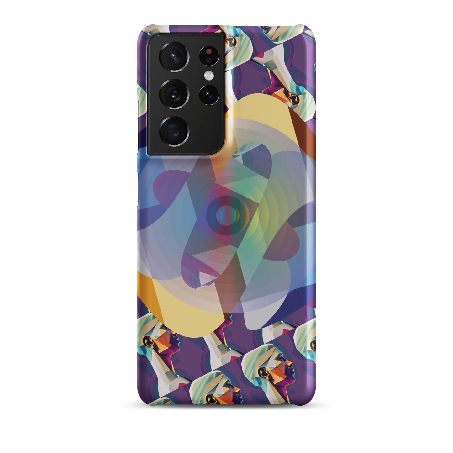 Snap case for Samsung® Kukloso Cubist Face Collage No 1 - Free