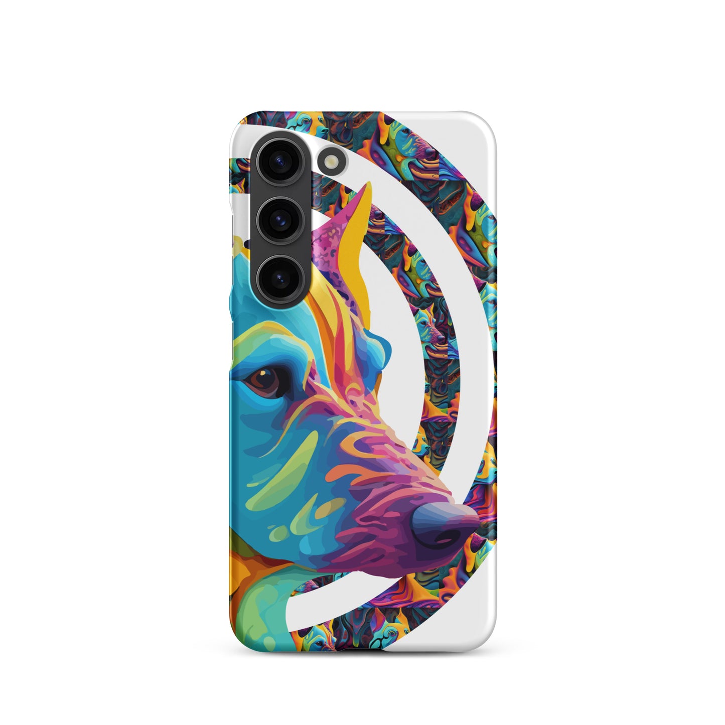 Snap case for Samsung® Kukloso German Sheperd Liquid Color Series No 1 - Free Shipping