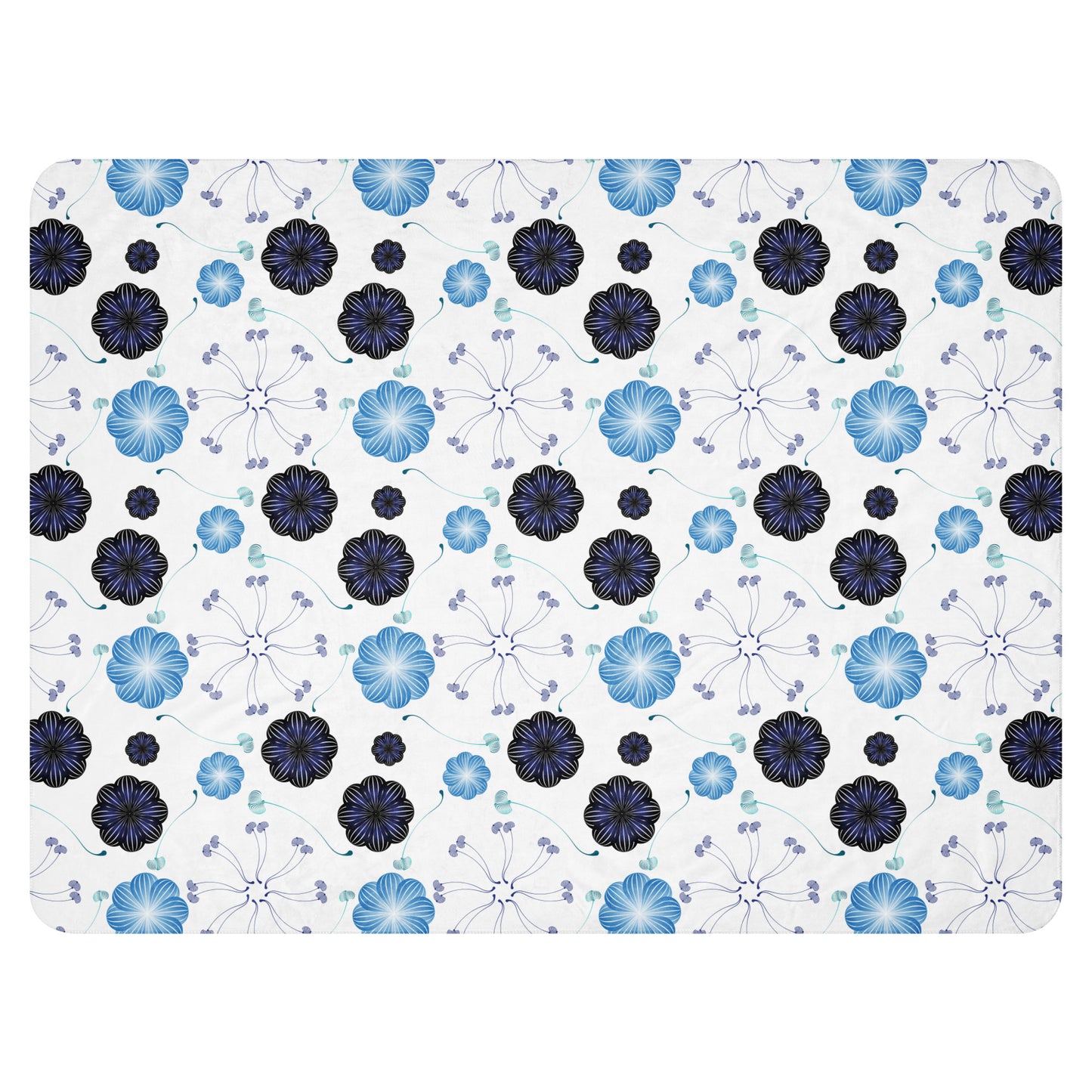 Sherpa blanket Kukloso Abstractical No 272 60"x80" - Free Shipping