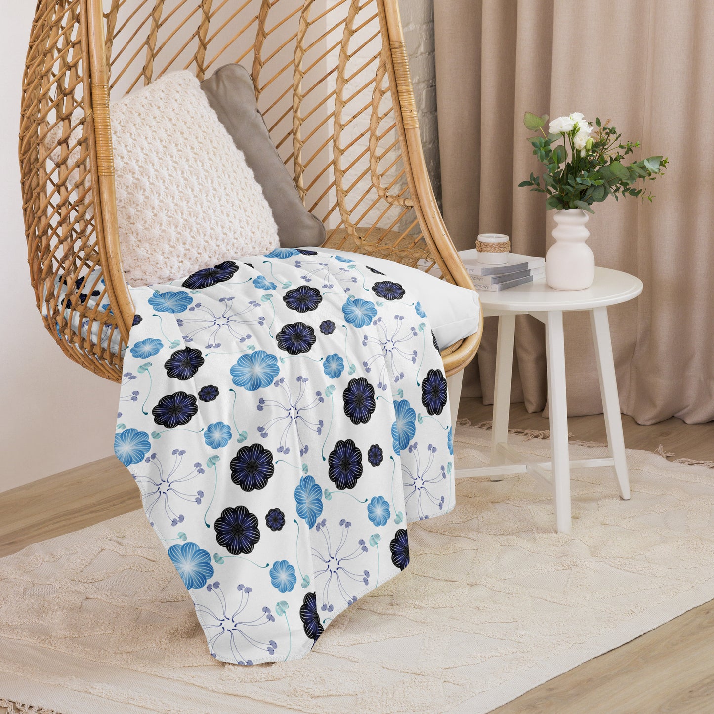 Sherpa blanket Kukloso Abstractical No 272 60"x80" - Free Shipping