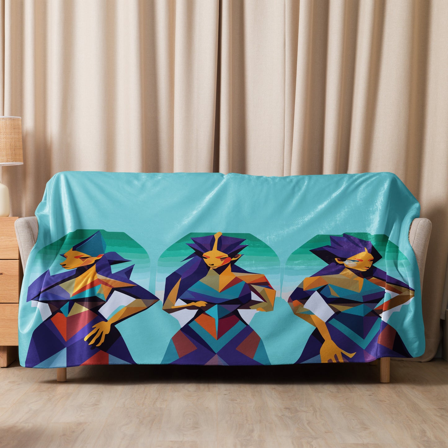 Sherpa blanket Kukloso The Decision Makers 60"x80" - Free Shipping
