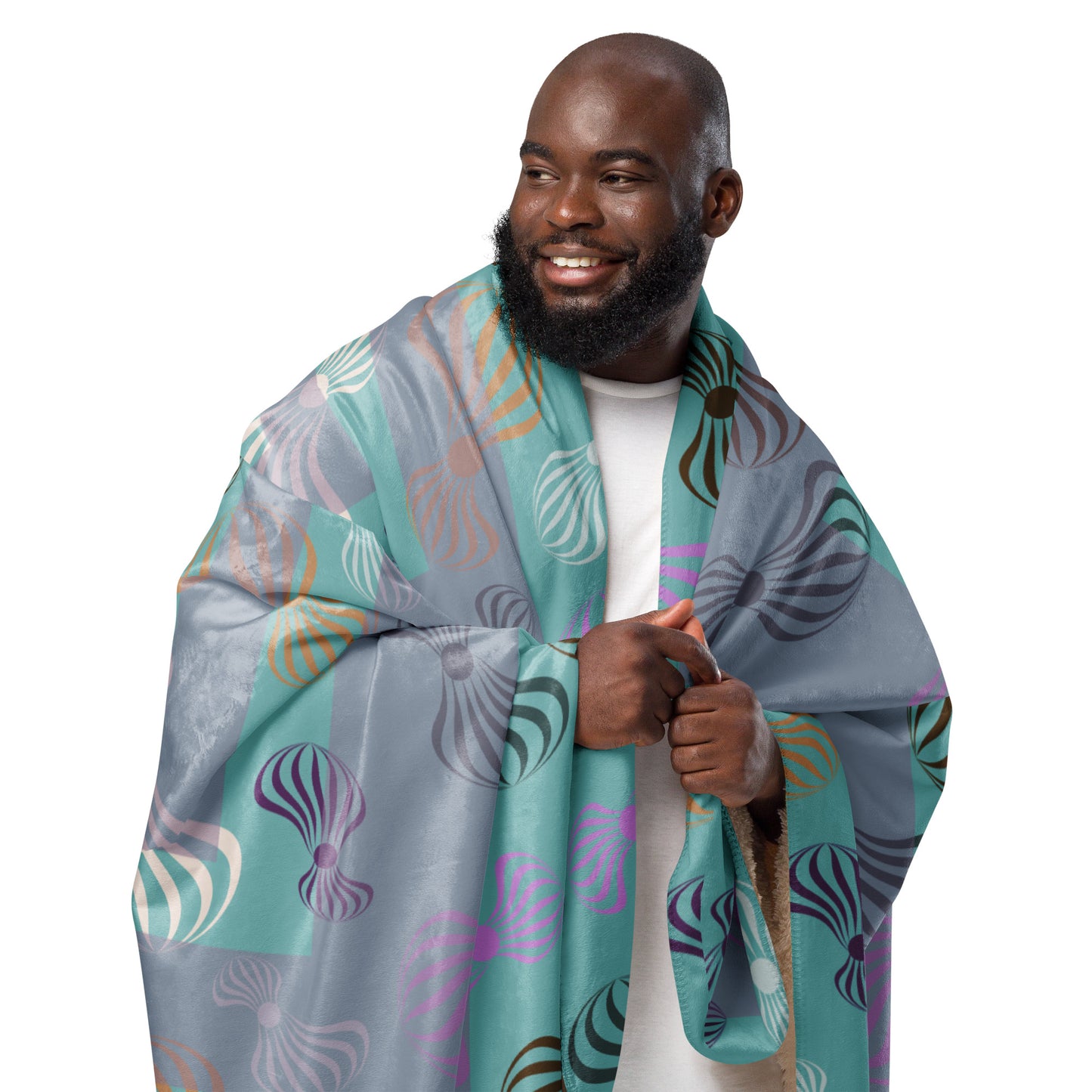 Sherpa blanket Kukloso Kuklos No 4413 60"x 80" - Free Shipping