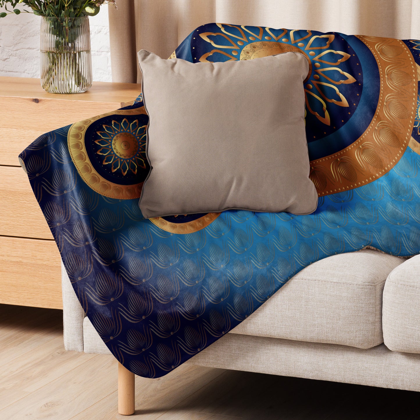 Sherpa blanket Kukloso Kuklos No 4302 B Pattern 60" x 80" - Free Shipping