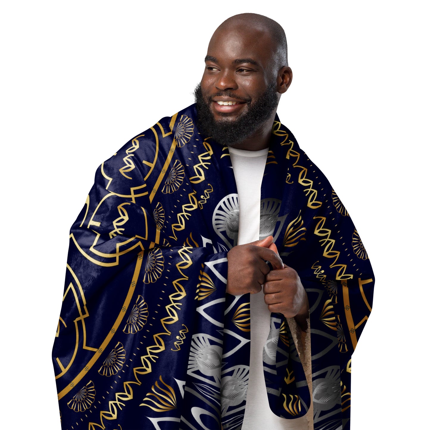 Sherpa blanket Kukloso Kuklos No 4361 Pattern 60" x 80" - Free Shipping