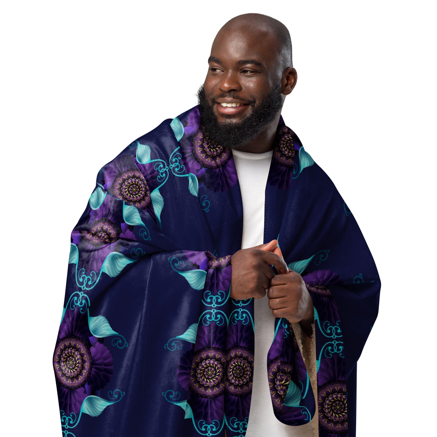 Sherpa blanket Kukloso Kuklos No 4364 Pattern 60" x 80" - Free Shipping