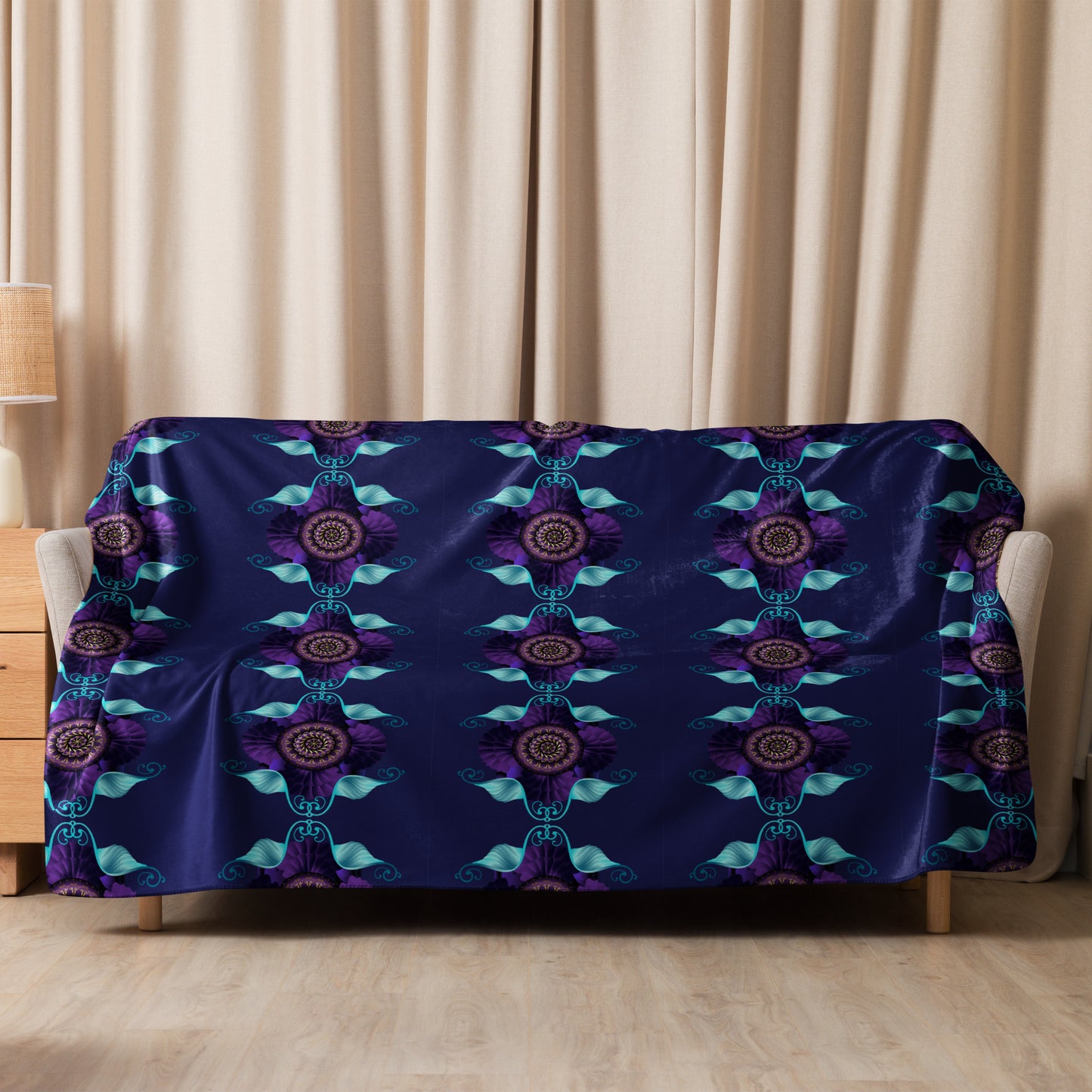 Sherpa blanket Kukloso Kuklos No 4364 Pattern 60" x 80" - Free Shipping